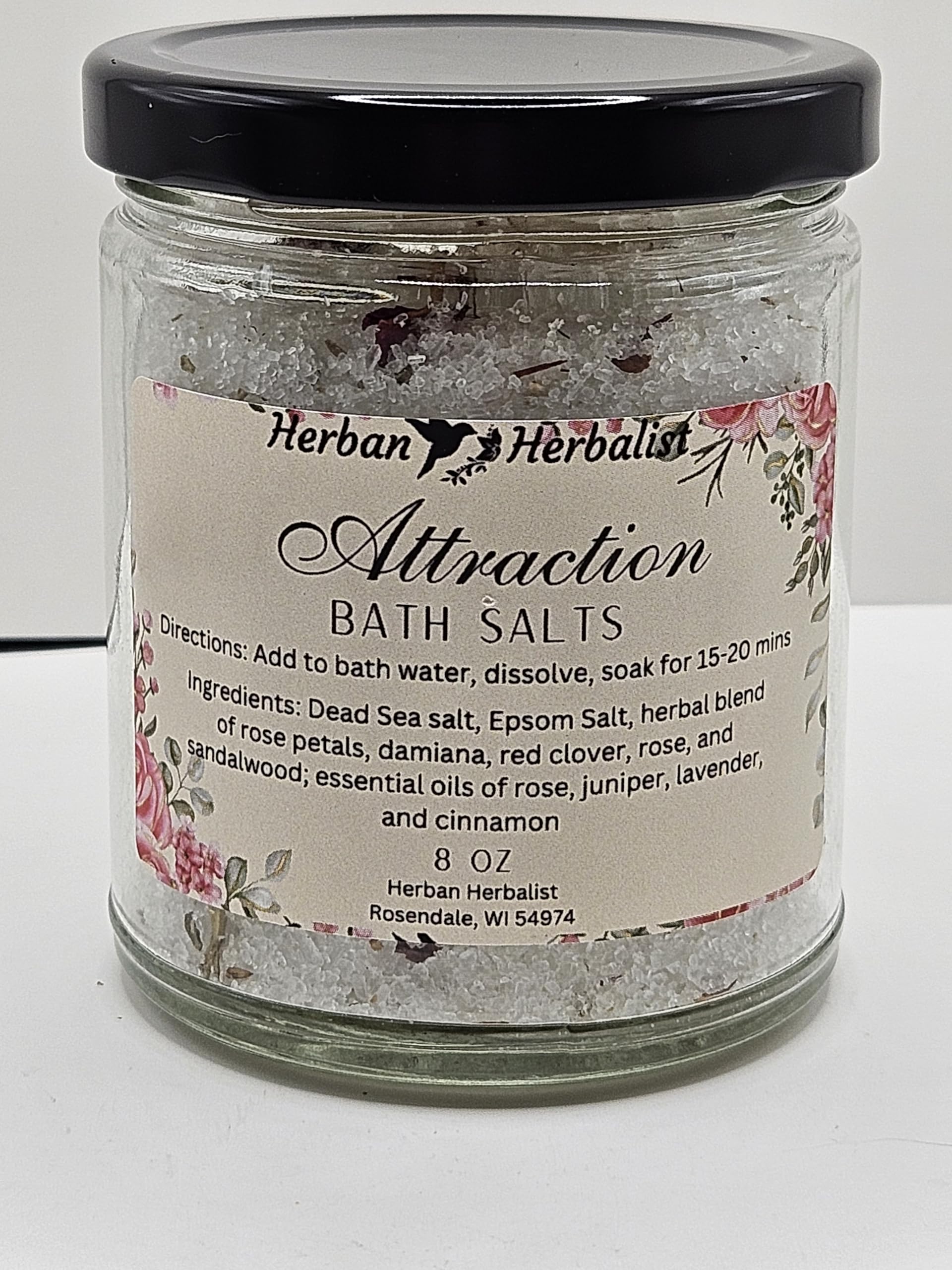 Attraction Bath & Body Gift Set - Relaxing Bath Salts, Aromatherapy Spray & Scented Candle - Perfect for Spa Nights, Romantic Gifts & Self-Care Moments