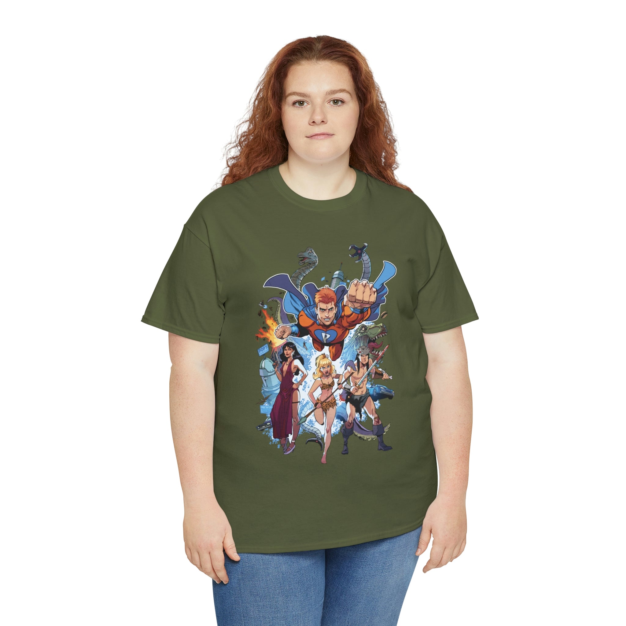 Unisex Heavy Cotton Archie Comics T-Shirt - Featuring Archie, Betty, Veronica & Jughead | Best Graphic Tee for Fans, Gifts & Casual Wear
