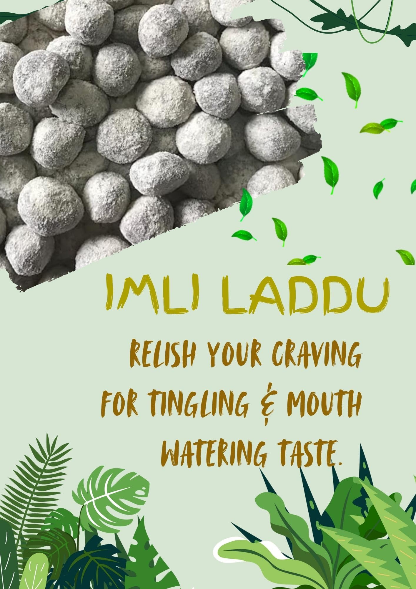 Organic Tamarind Candy - 100% Natural Grape Imali Chocolate Laddu, Sweet & Sour Khatti Methi Imli | Perfect for Snacking, Gifting & Indian Festivals