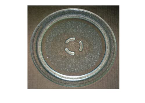 Whirlpool Microwave Glass Tray Plate Replacement - Compatible with Models 4393799, PS373741, 8206226, AP3130793 - Durable & Heat-Resistant for Safe Food Heating & Reheating