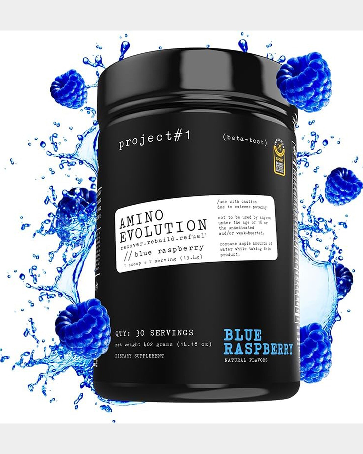 Project#1 Nutrition Amino Evolution - Premium Amino Acid Supplement for Muscle Recovery & Performance - Ideal for Athletes, Bodybuilders & Fitness Enthusiasts