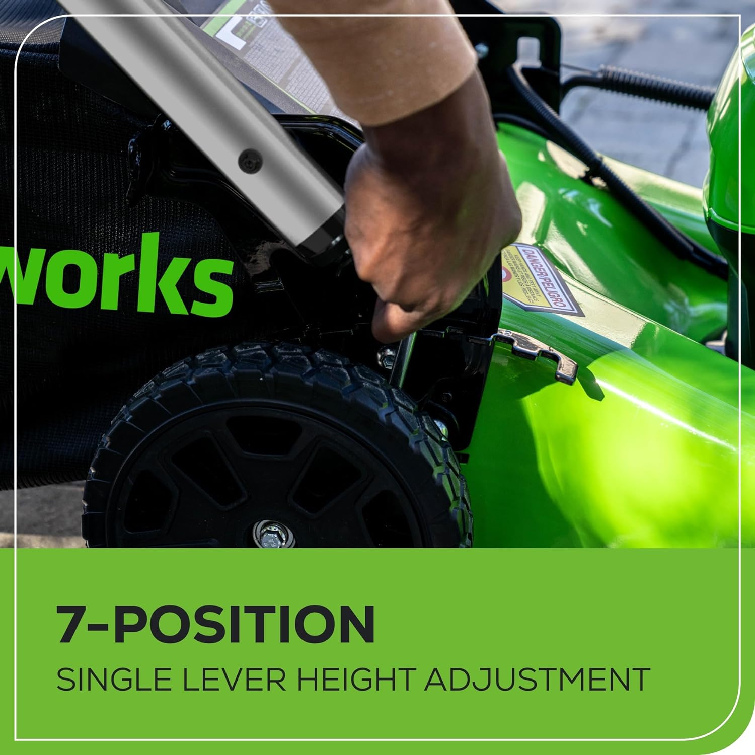 80V 21-Inch Cordless Battery Push Lawn Mower - 4-in-1 Mulching/Bagging/Side Discharge/Rear Discharge - Includes 5.0Ah Battery & 4A Fast Charger - Perfect for Medium to Large Yards, Residential Lawn Care & Landscaping