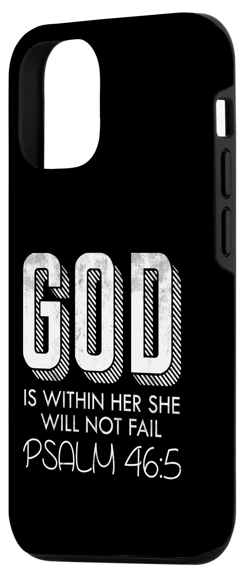 iPhone 12/12 Pro Christian Bible Verse Phone Case - Religious Spiritual Gift for Women - Prayer Protection Cover for Church, Bible Study & Daily Devotion