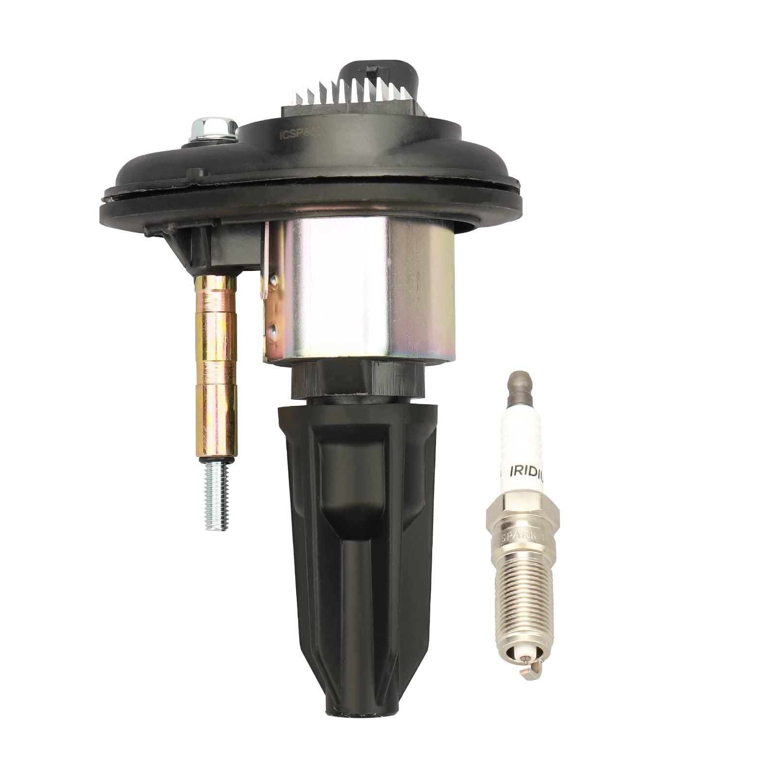MAYASAF Iridium Spark Plug and Ignition Coil Kit - 5 Pairs DW01659 UF303 Compatible for Chevy Colorado Trailblazer 2004-2006, GMC Canyon Envoy, Buick Rainier, Isuzu, Oldsmobile, Saab - Improve Engine Performance & Fuel Efficiency for Smooth Driving