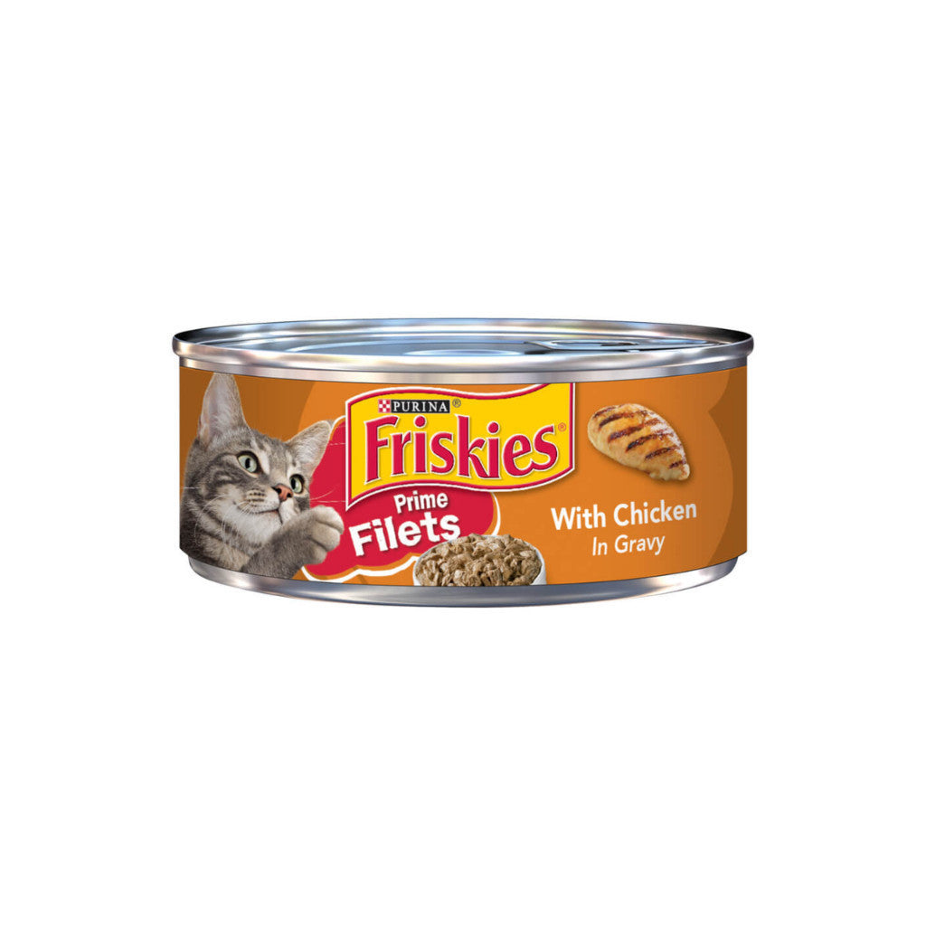 24-Pack Friskies Wet Cat Food Variety Bundle - 156g Salmon, Turkey & Cheese Dinner + Chicken Fillet - Wholesome Nutritious Cat Food for Adult Cats | Perfect for Multi-Cat Households & Meal Prep