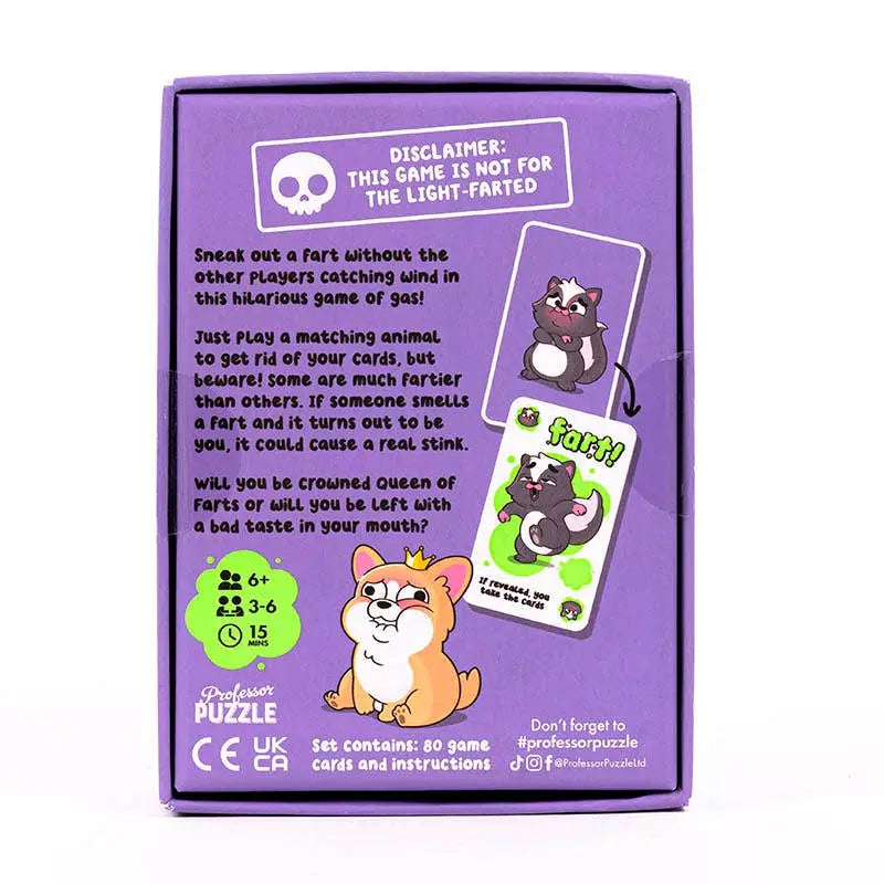 Queen of Farts Card Game - Hilarious Party Game for Adults & Teens - Perfect for Game Nights, Family Gatherings & Ice Breakers