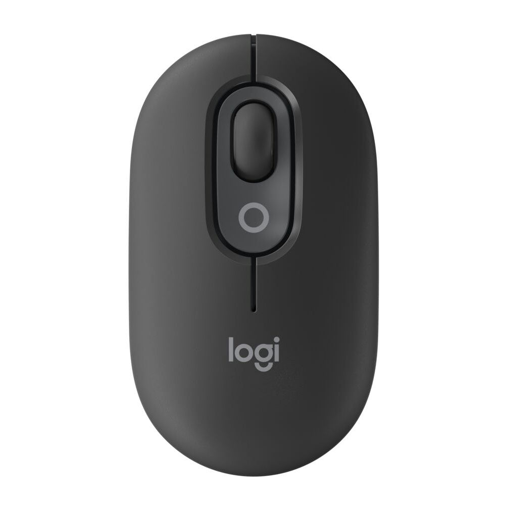 Logitech POP Mouse Wireless Bluetooth Mouse for Computer & Laptop - Smooth Scrolling, Customizable Emoji Buttons (Graphite Black/Blush White/Lilac Purple/Blossom Pink) - Perfect for Office, Home & Gaming Use