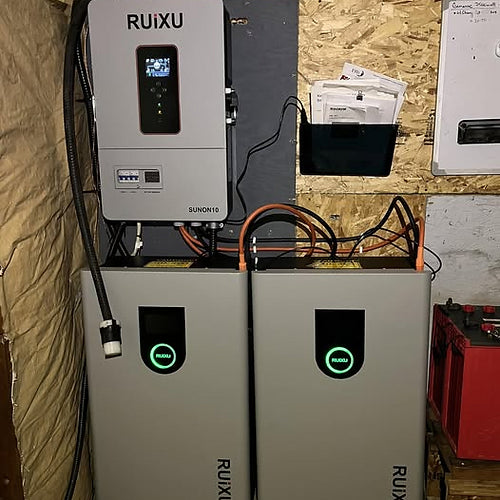 10kW Off Grid Solar Inverter - Single/Split Phase UL1741 Certified - Perfect for Home Backup Power & Remote Cabins