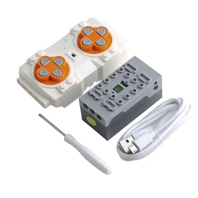 Mould King 13108D Power Function Pack - Compatible with LEGO Technic Sets - Enhance Motorized Models for Kids & Adults - Perfect for DIY Robotics, RC Cars & STEM Projects