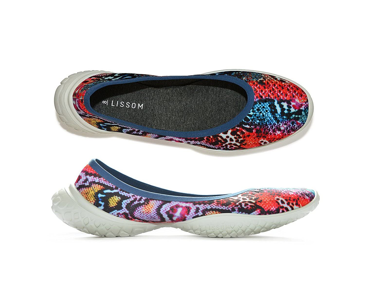 LISSOM Women's Ballet Flats - Lightweight Slip-On Comfortable Shoes with Stretchy & Flexible Design, Machine Washable for All-Day Wear | Perfect for Work, Travel, and Casual Outfits