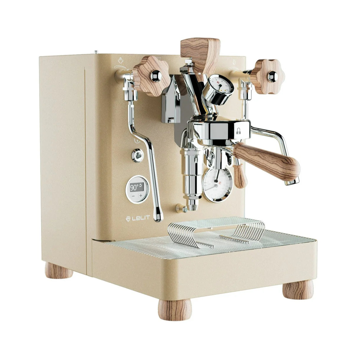 Lelit Bianca V3 Professional Espresso Machine with PID Temperature Control - Gold (LEPL162TCG) | Perfect for Home Baristas & Coffee Shops