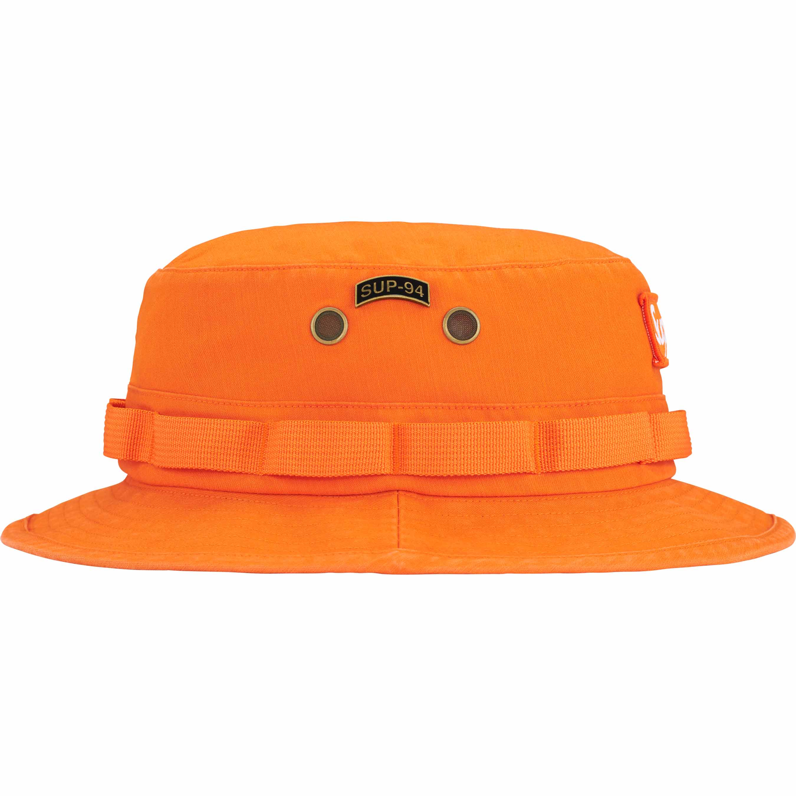 Supreme FW24 Military Boonie Hat in Orange - Stylish Outdoor Sun Protection for Hiking, Camping & Beach Adventures