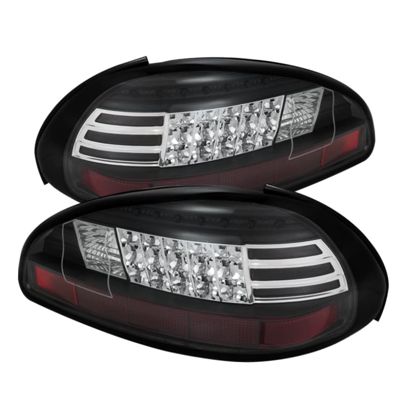 Spyder Auto 5007148 LED Tail Lights Black/Clear - High-Performance Rear Lights for Trucks & SUVs