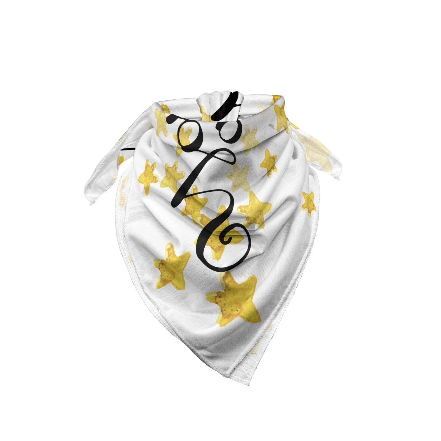 Ambesonne Watercolor Stars Bandana - Stylish Unisex Head & Neck Scarf for Men & Women - Perfect for Outdoor Activities, Music Festivals & Casual Fashion