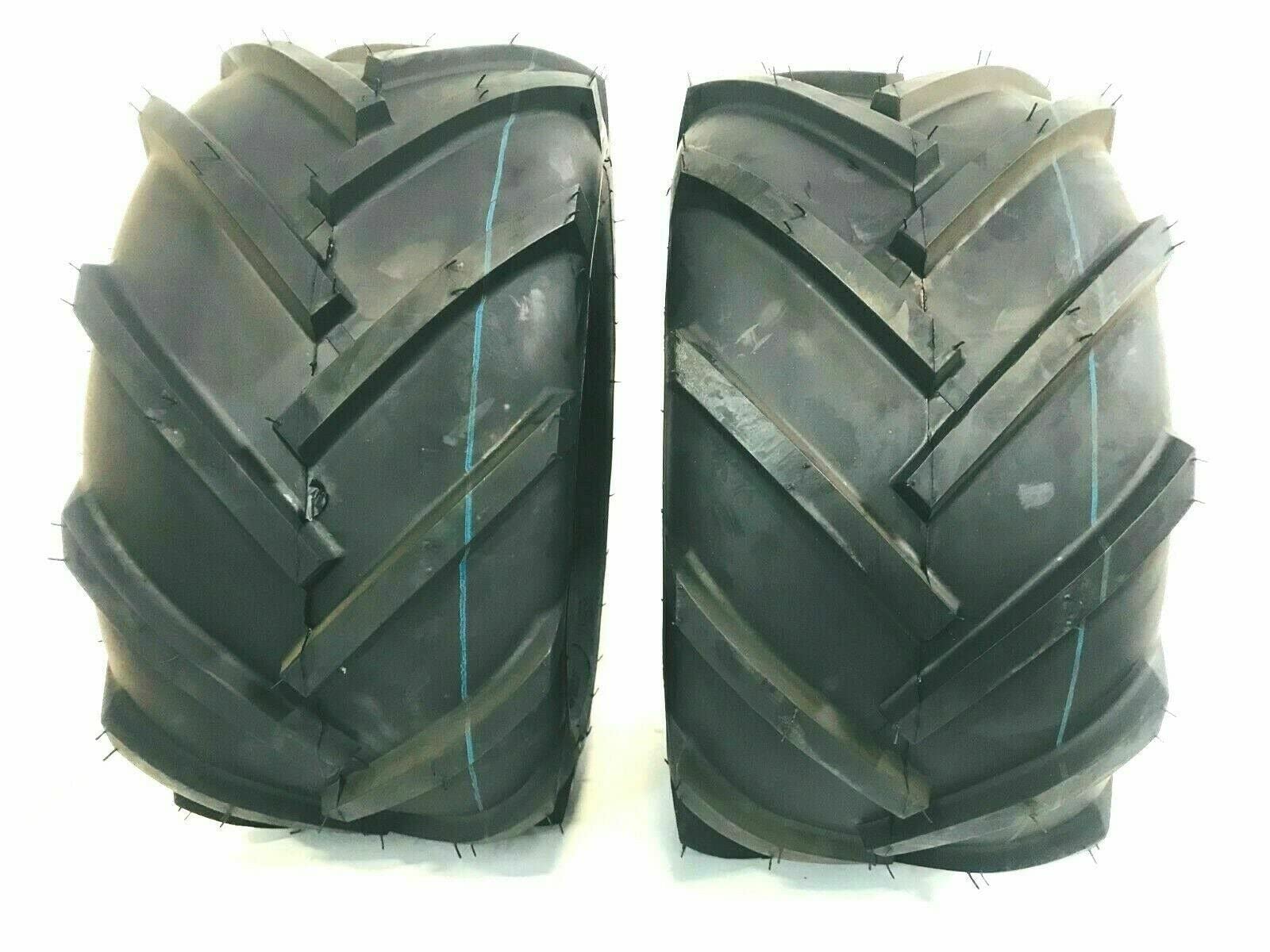 (2) 24x12.00-12 Heavy Duty R1 Lug Tractor Tires for Lawn Mowers - Perfect for All-Terrain Mowing, Landscaping & Agricultural Use