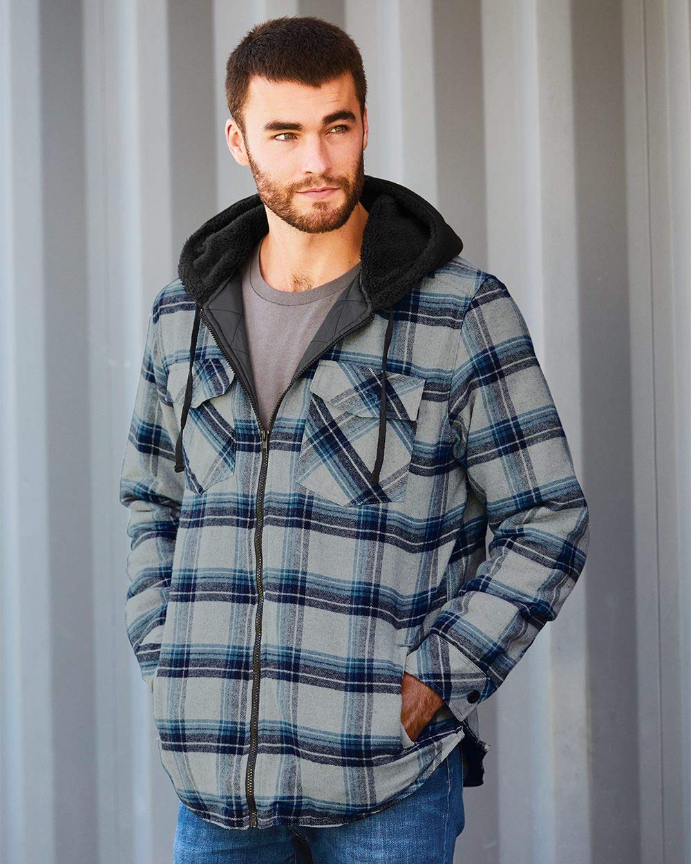 Burnside Men's Hooded Sweatshirt - Comfortable & Stylish Pullover for Casual Wear, Gym, and Outdoor Activities