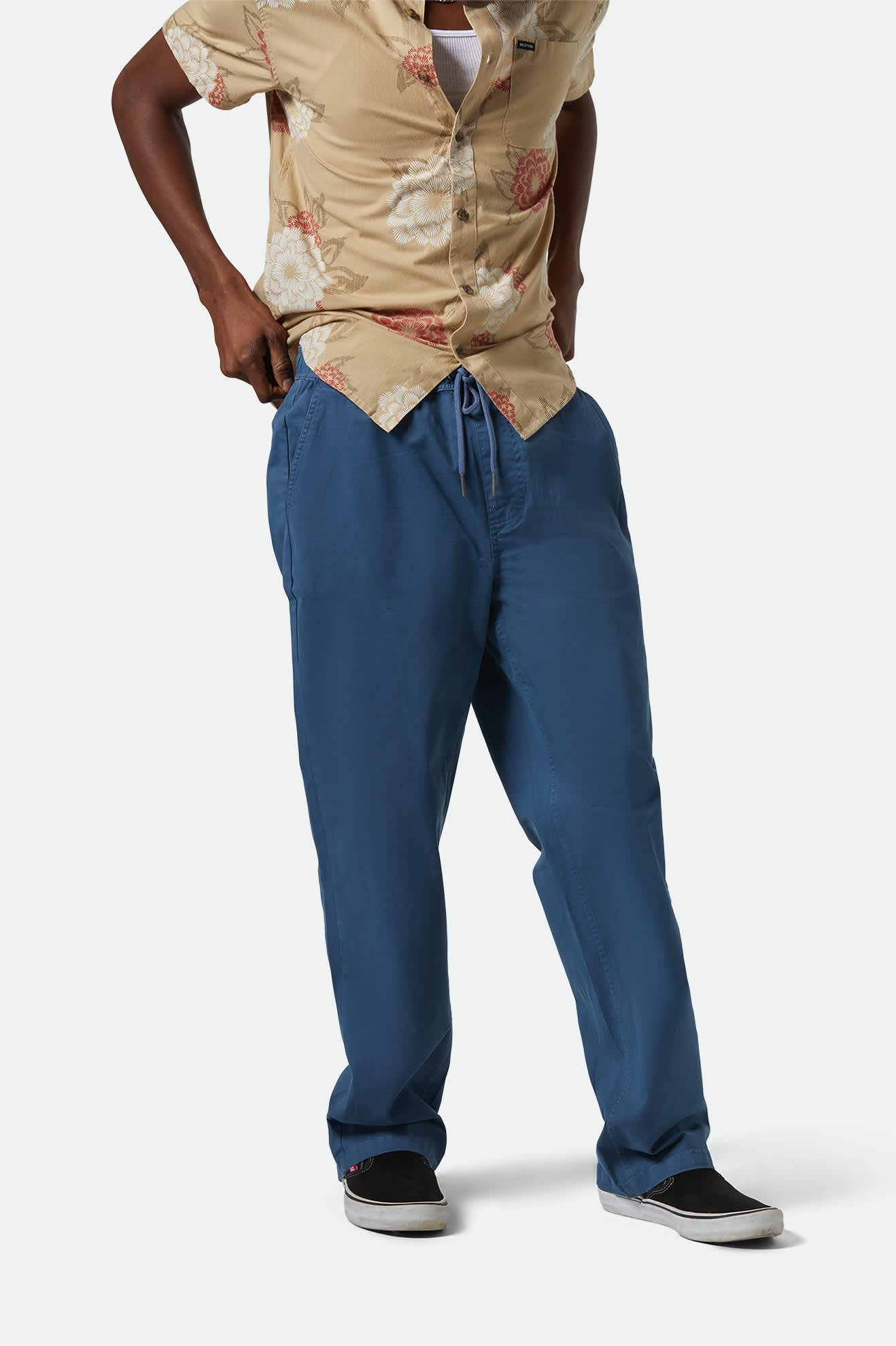 Broadway Relaxed Waist Stretch Denim Pants for Women - Washed Blue Jeans, Comfortable & Stylish for Casual Wear, Work & Everyday Outfits