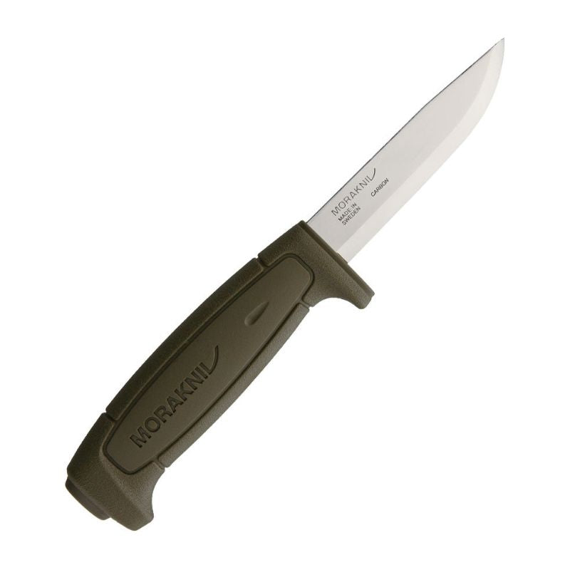 Morakniv Basic 511 Carbon Steel Bushcraft Knife with Plastic Handle - Perfect for Camping, Hiking & Outdoor Survival