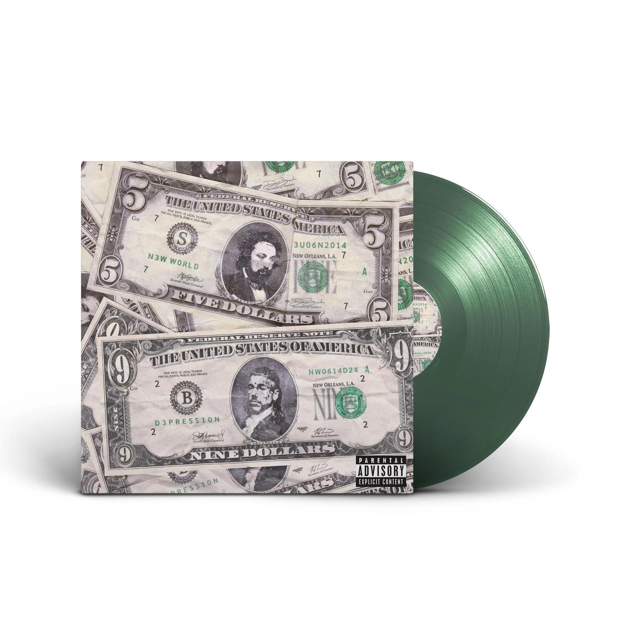 $uicideboy$ New World Depression Coke Bottle Clear Vinyl LP - Limited Edition Collectible Record for Music Lovers & Vinyl Enthusiasts - Perfect for Home Listening, Gifts & Music Collections