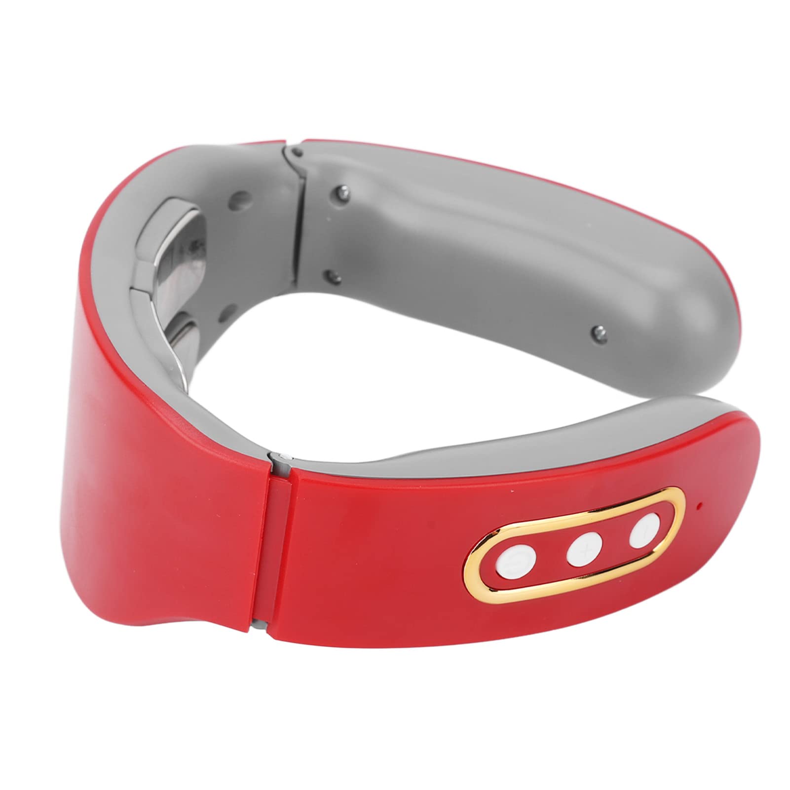 Neck Massager for Pain Relief - 6 Modes & 9 Intensity Levels, Lightweight Cervical Vertebra Massage Device with Stretchable Cord, Perfect for Office, Home & Travel Use