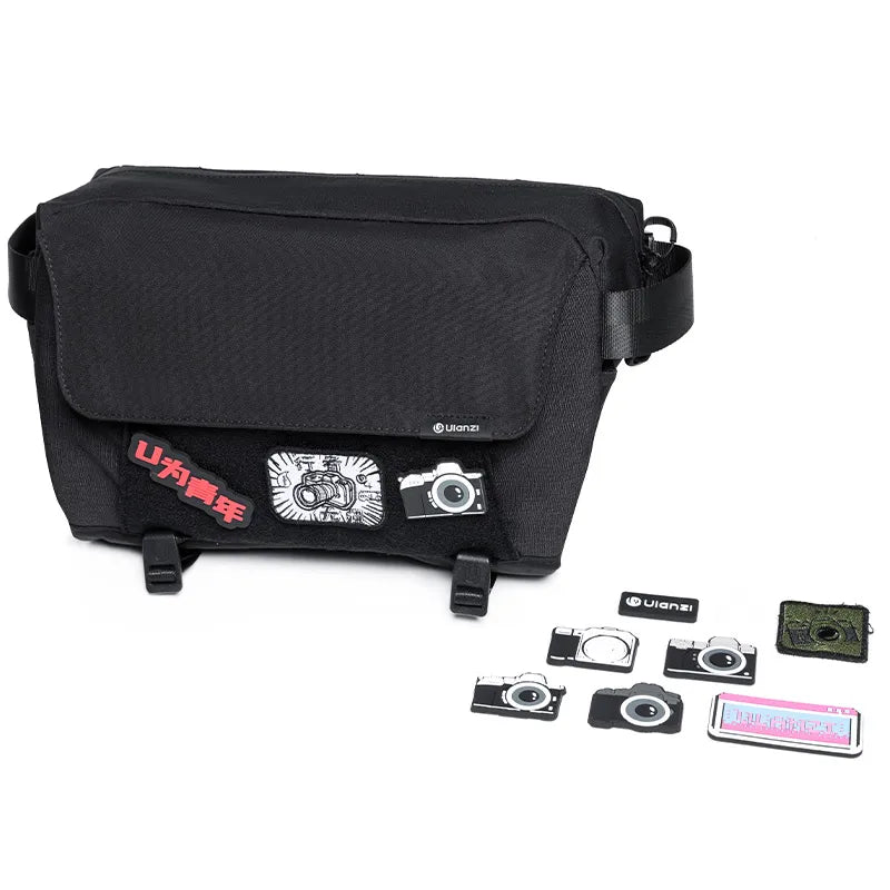 Ulanzi B158 Crossbody Camera Bag - Lightweight & Waterproof DSLR/SLR Shoulder Bag for Travel, Hiking & Photography