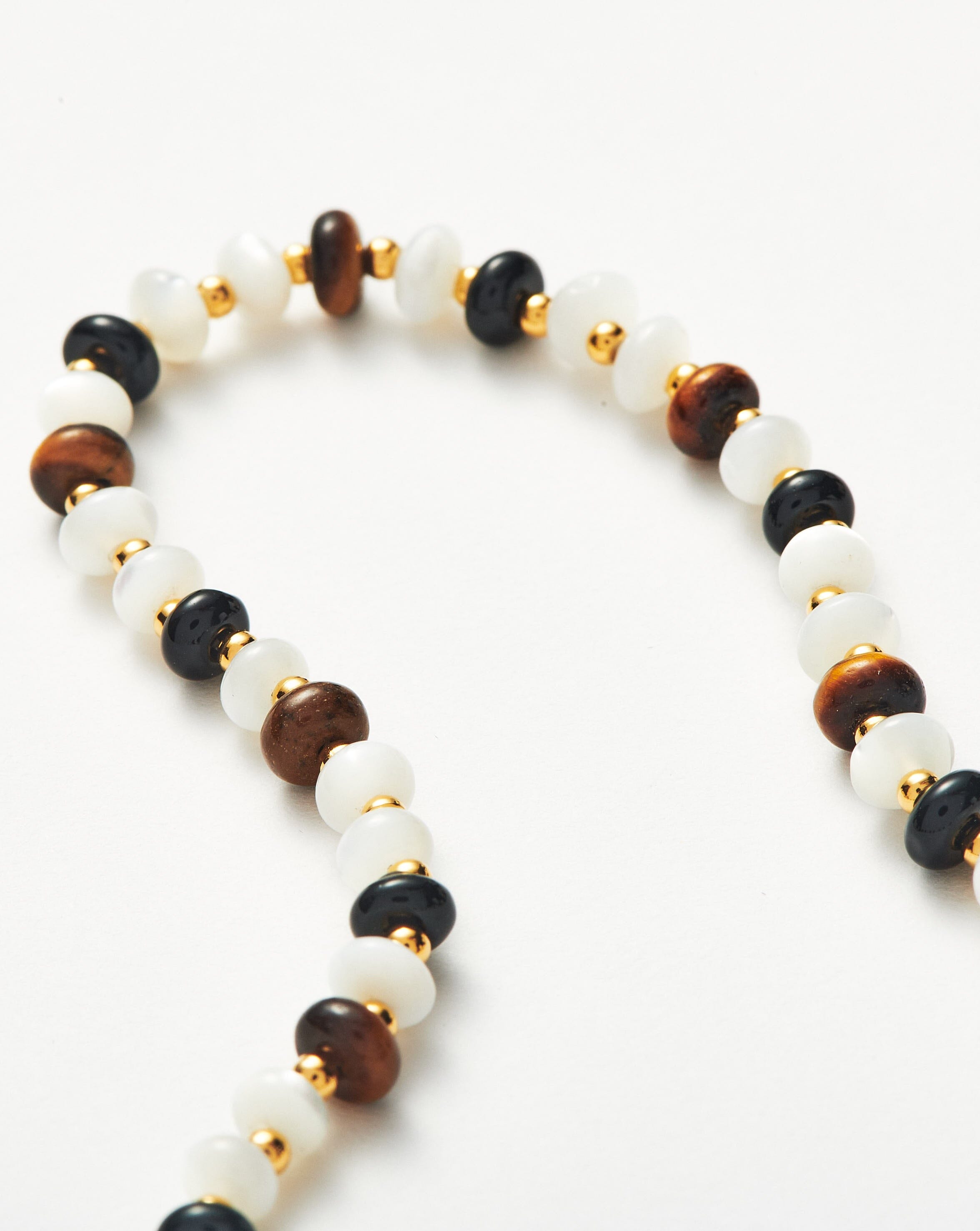 Savi Pearl & Gemstone Beaded Necklace - 18k Gold Plated Multi-Color Jewelry for Women | Elegant Gift for Birthday, Anniversary & Special Occasions