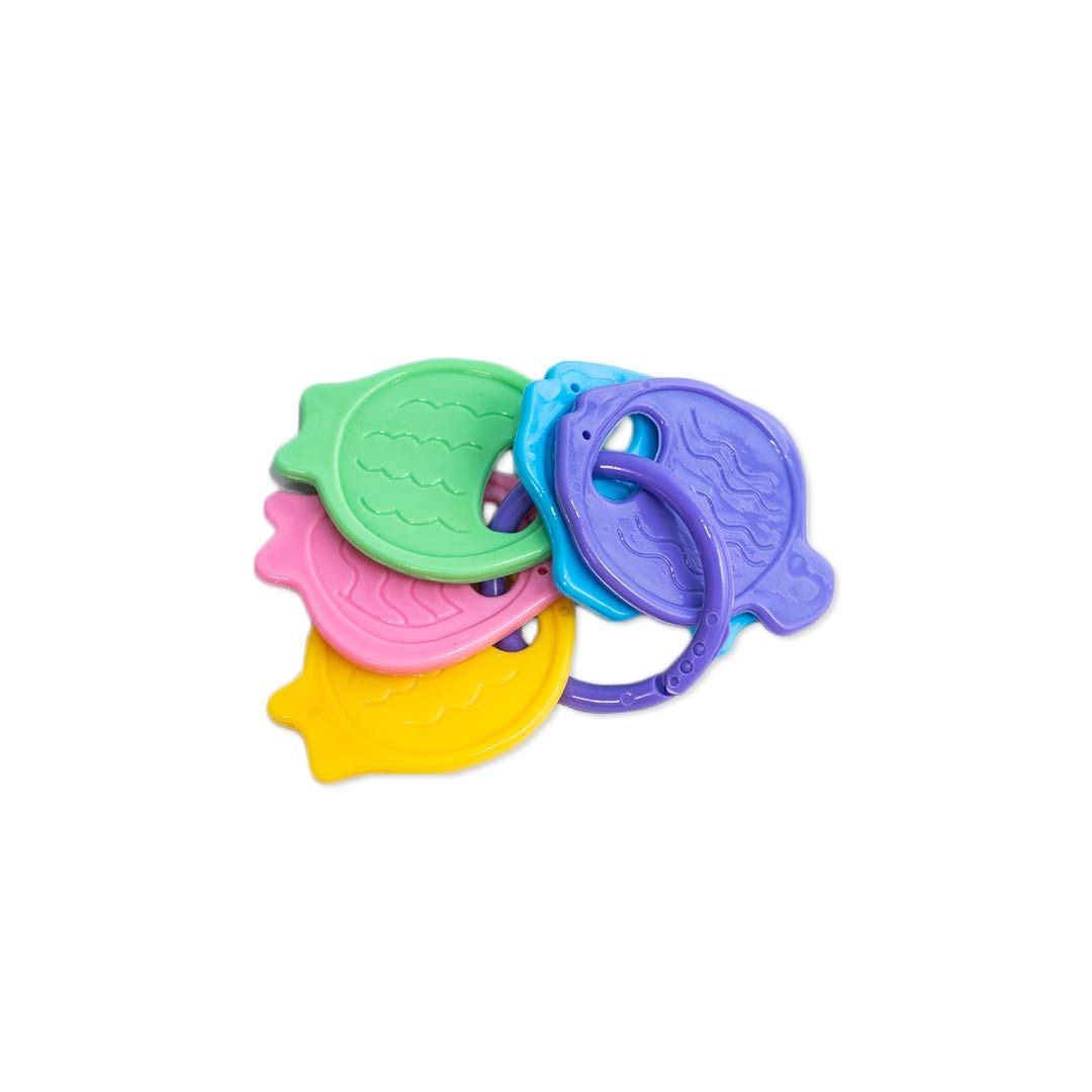 5-Piece Baby Aqua Teether Set - Safe & Soothing Teething Relief for Infants - Perfect for Home, Travel & Daycare Use