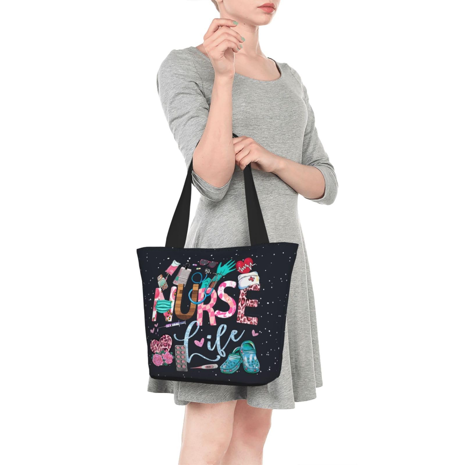 Religious Bible Tote Bag for Women - Church Gift for Mother's Day & Shopping
