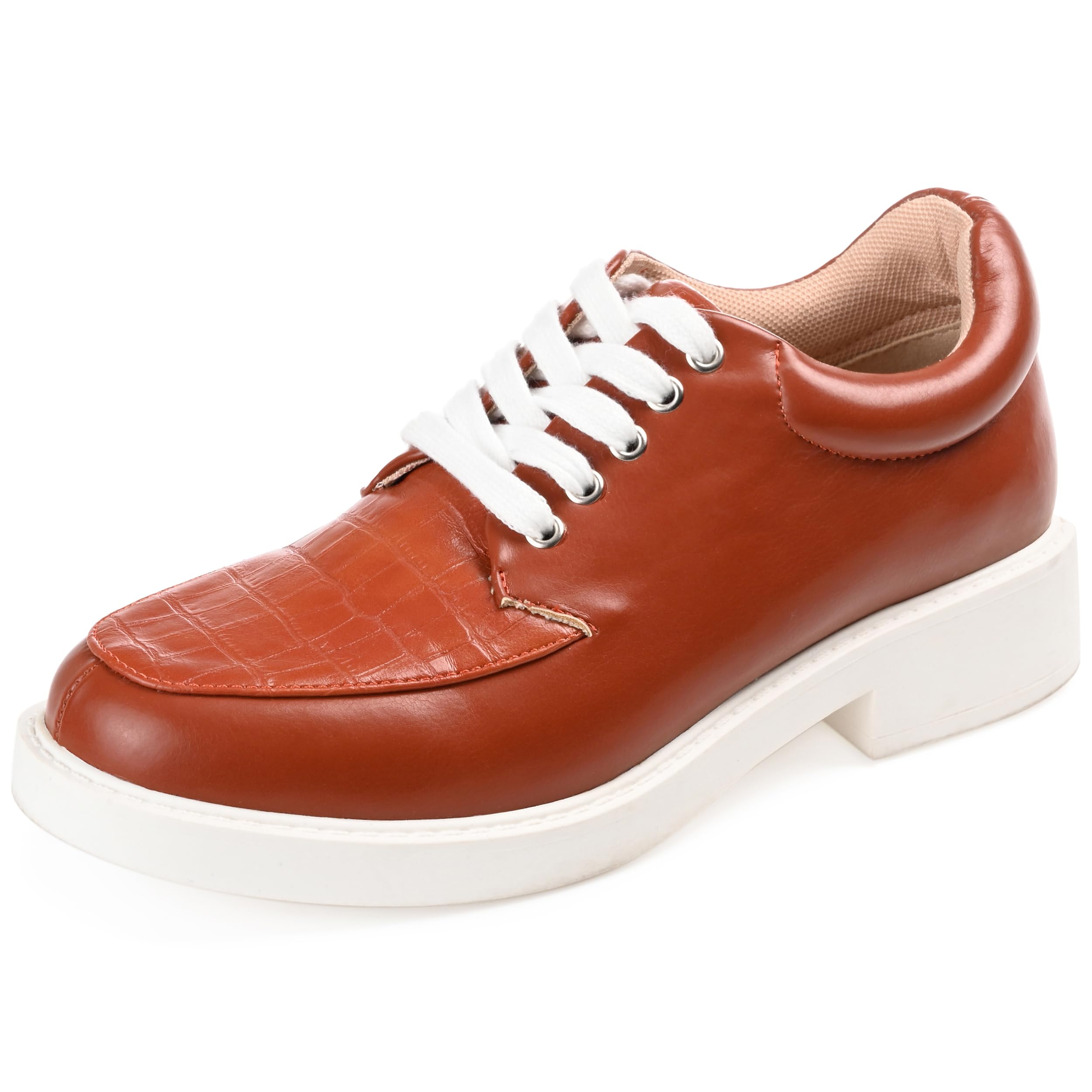 Journee Collection Women's Comfortable Ballet Flats - Lightweight Slip-On Shoes for Work, Travel & Everyday Wear