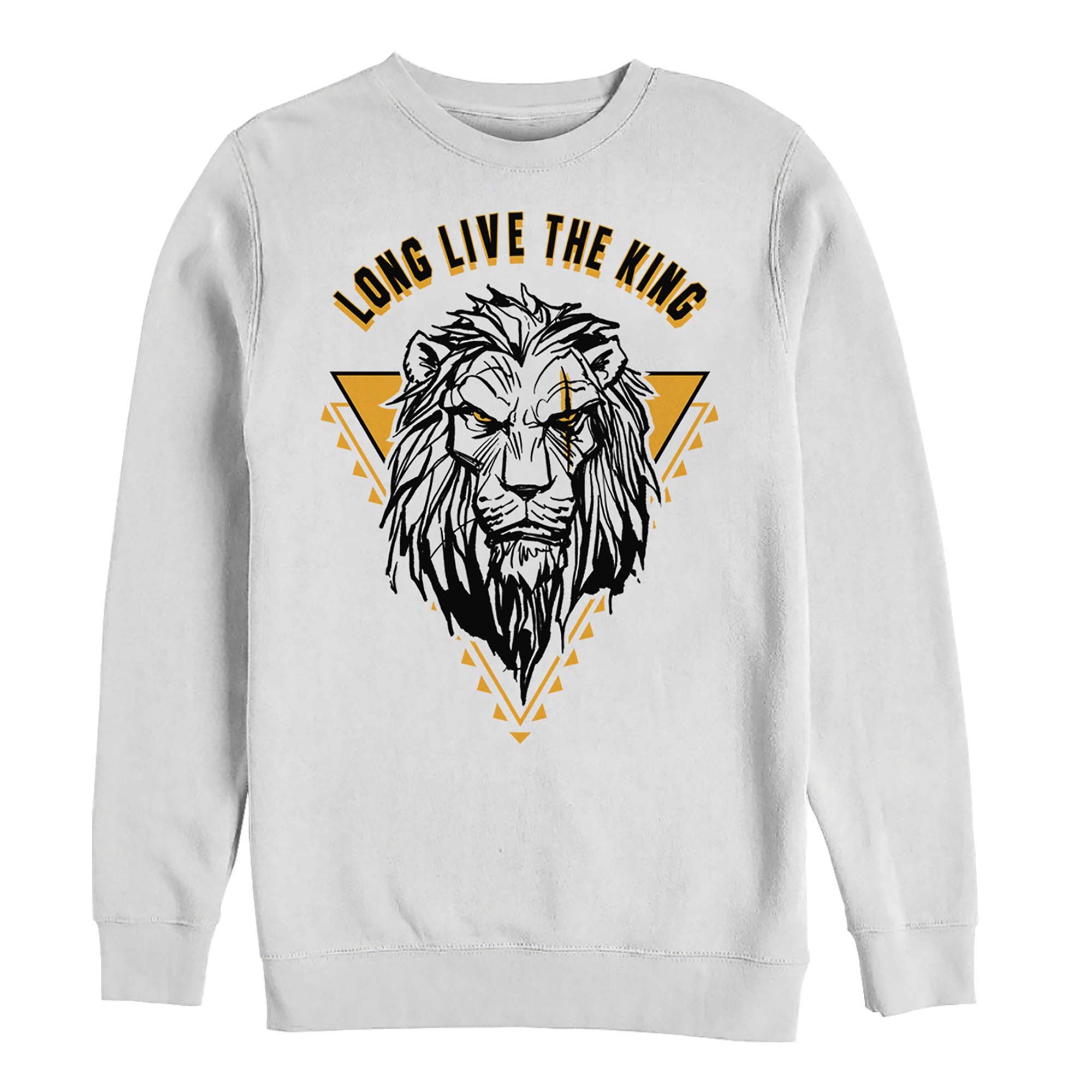Men's Lion King Live Scar Graphic Sweatshirt - Disney Movie Themed Pullover Hoodie for Fans & Cosplay