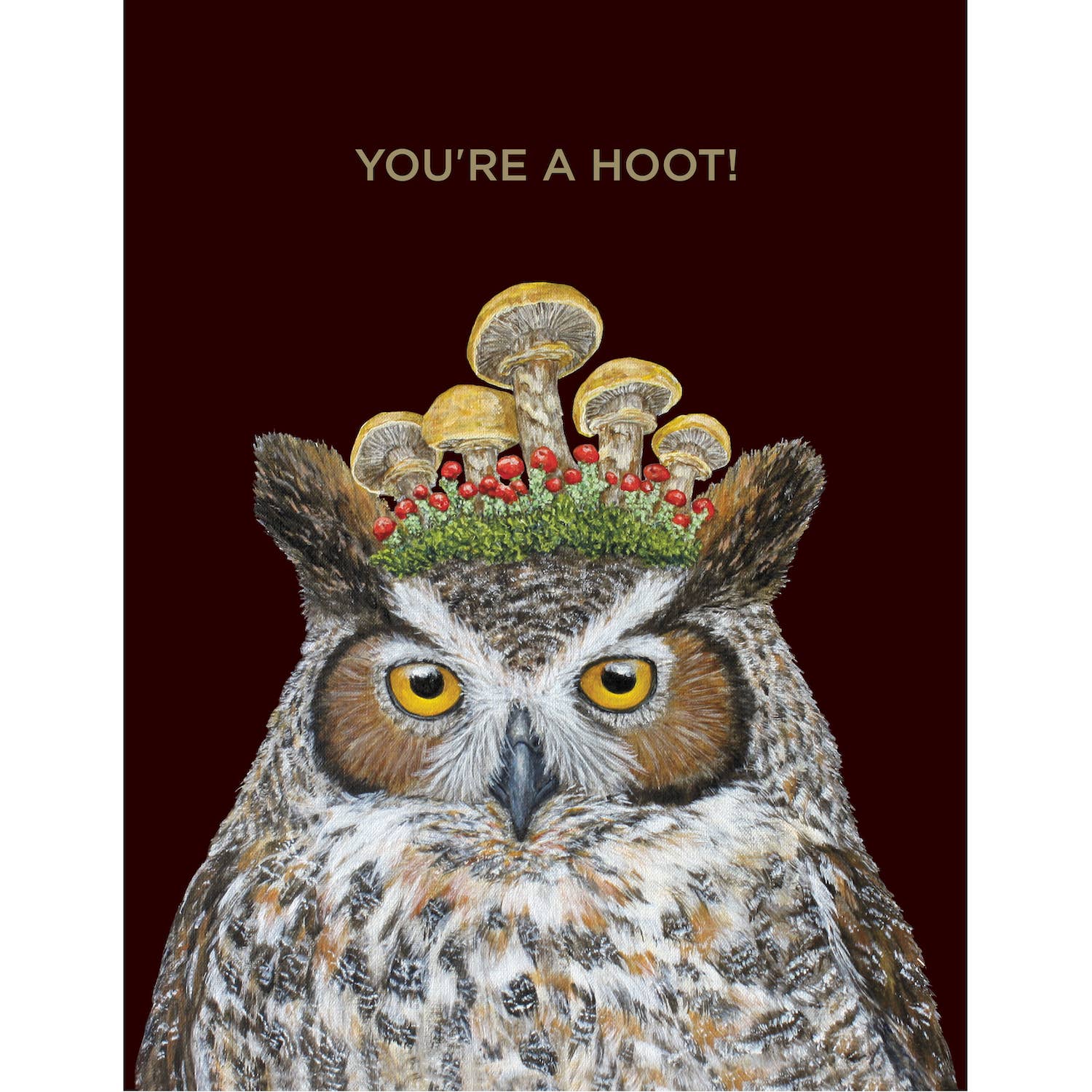 Hester & Cook Hoot Owl Greeting Card - Whimsical Owl Design for Birthdays, Thank You & Special Occasions - Perfect for Handwritten Notes & Gifts