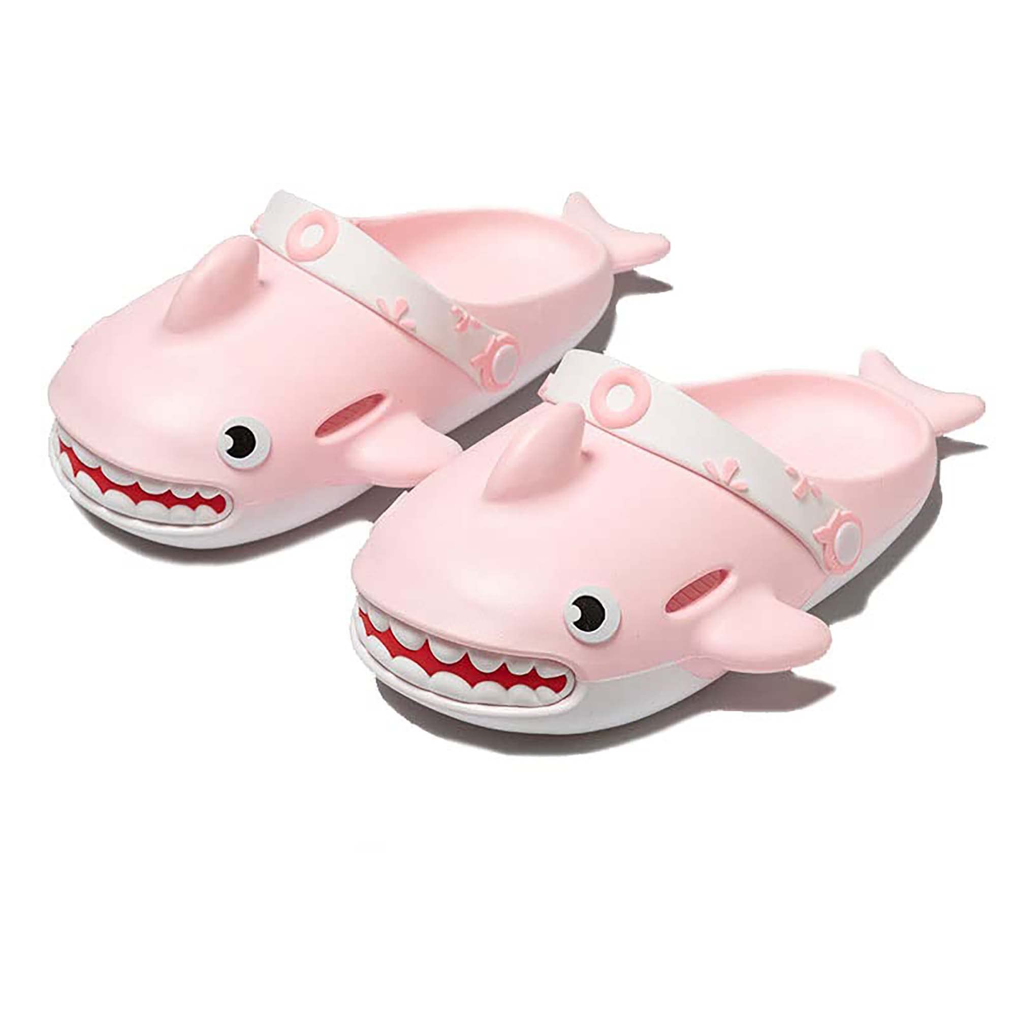 Anti-Slip Shark Slippers for Women & Men - Comfortable Beach Slides with Lightweight Sole - Perfect for Home, Poolside & Summer Vacation