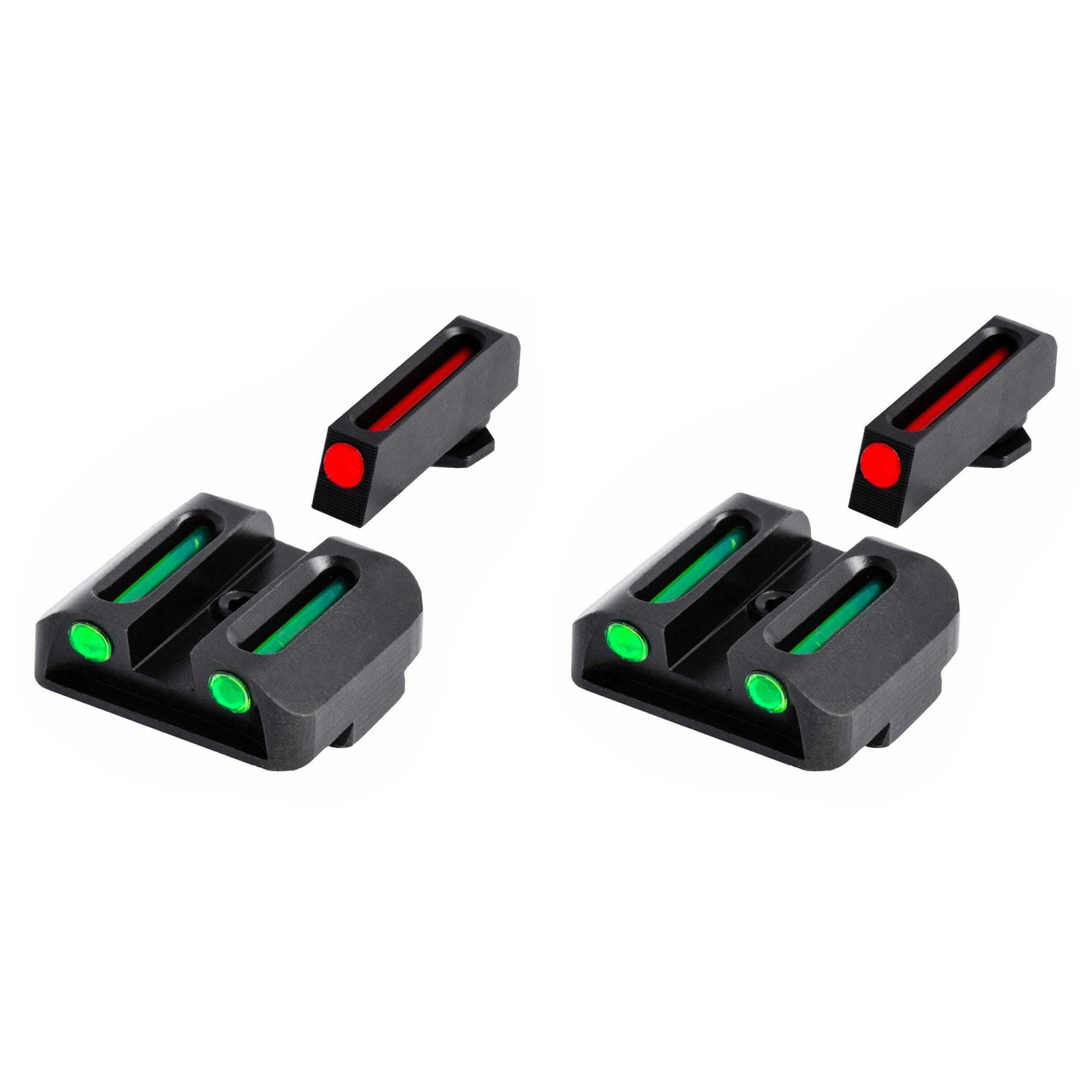 TruGlo Fiber Optic Handgun Pistol Laser Sight | High-Visibility Red Dot Sight for Pistols & Handguns | Perfect for Home Defense, Target Practice & Tactical Shooting