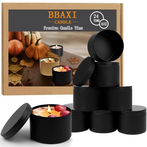 4OZ black tins