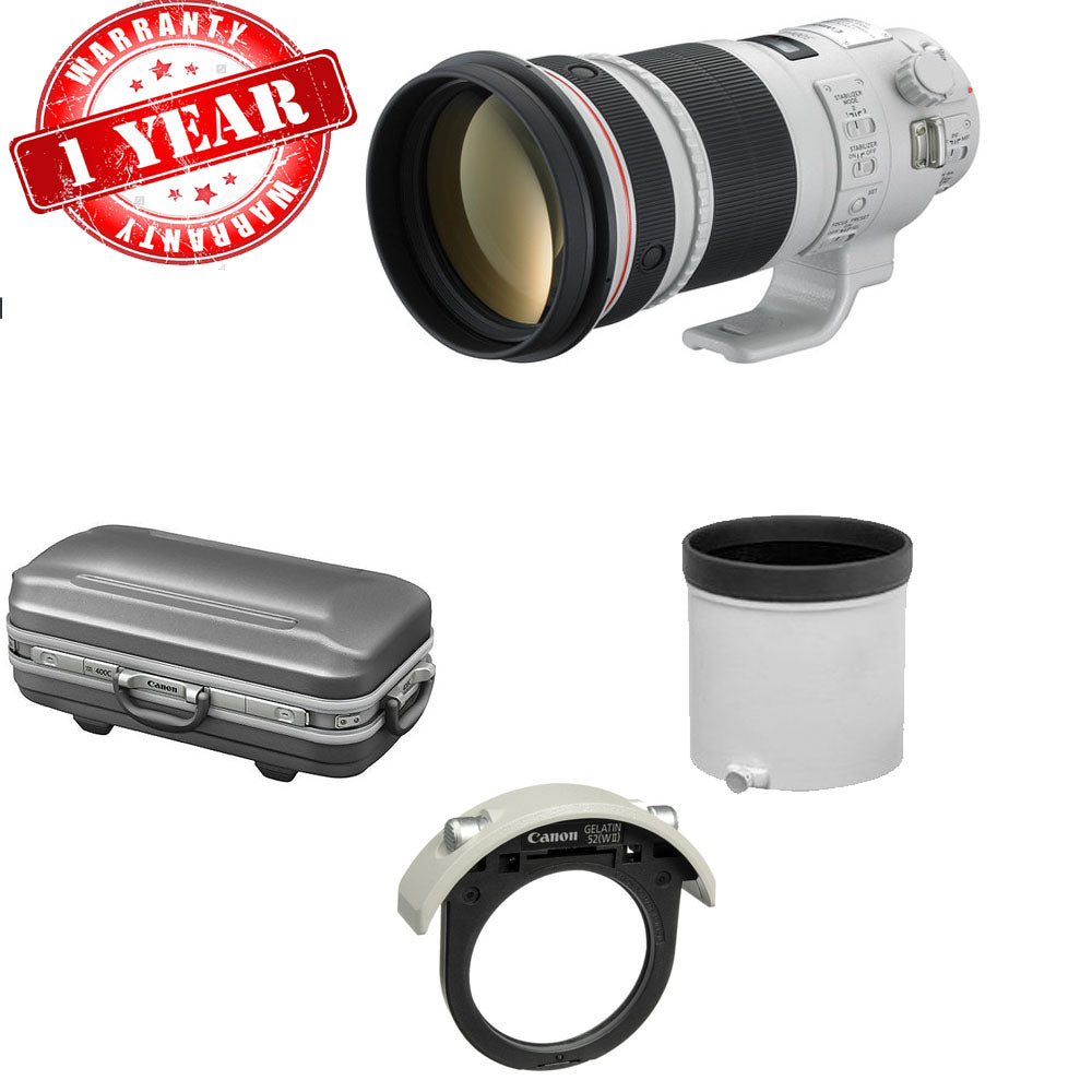 Canon EF 300mm f/2.8L IS II USM Telephoto Lens - Professional Fast Aperture Prime Camera Lens for Sports, Wildlife & Portrait Photography - USA Version