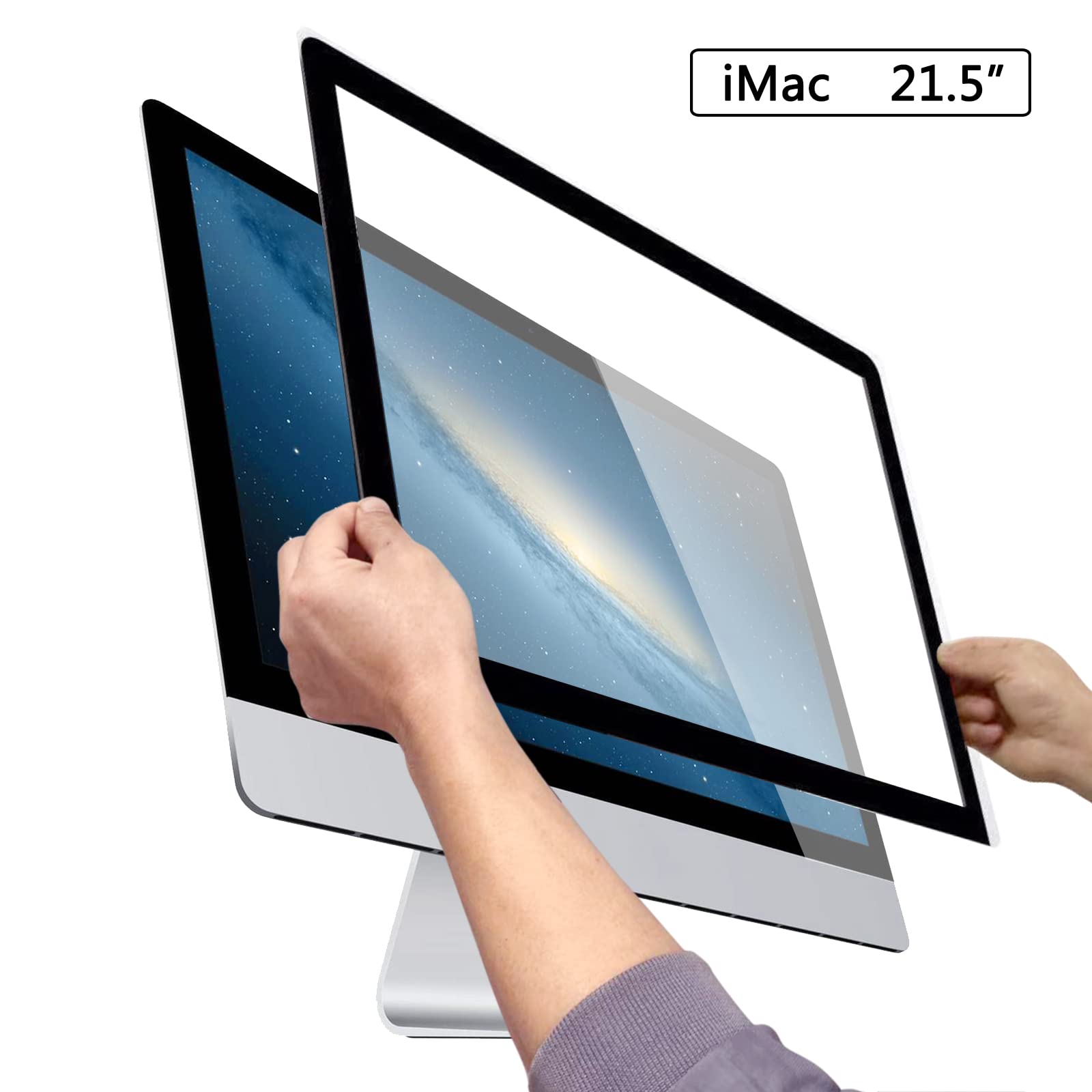 Tempered Glass Screen Protector for Apple iMac 21.5 Inch (A1418/A2116) - Compatible with 2012-2020 Models (EMC 2544/2638/2742/2833/3069/2805/2889/3194/3195) - Anti-Glare & Scratch Protection for Home & Office Use