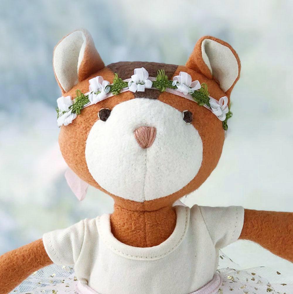 Josie Chipmunk in Tutu Sweater and Flower Crown - Adorable Animal Sweater for Kids & Adults - Perfect for Christmas, Halloween, and Costume Parties