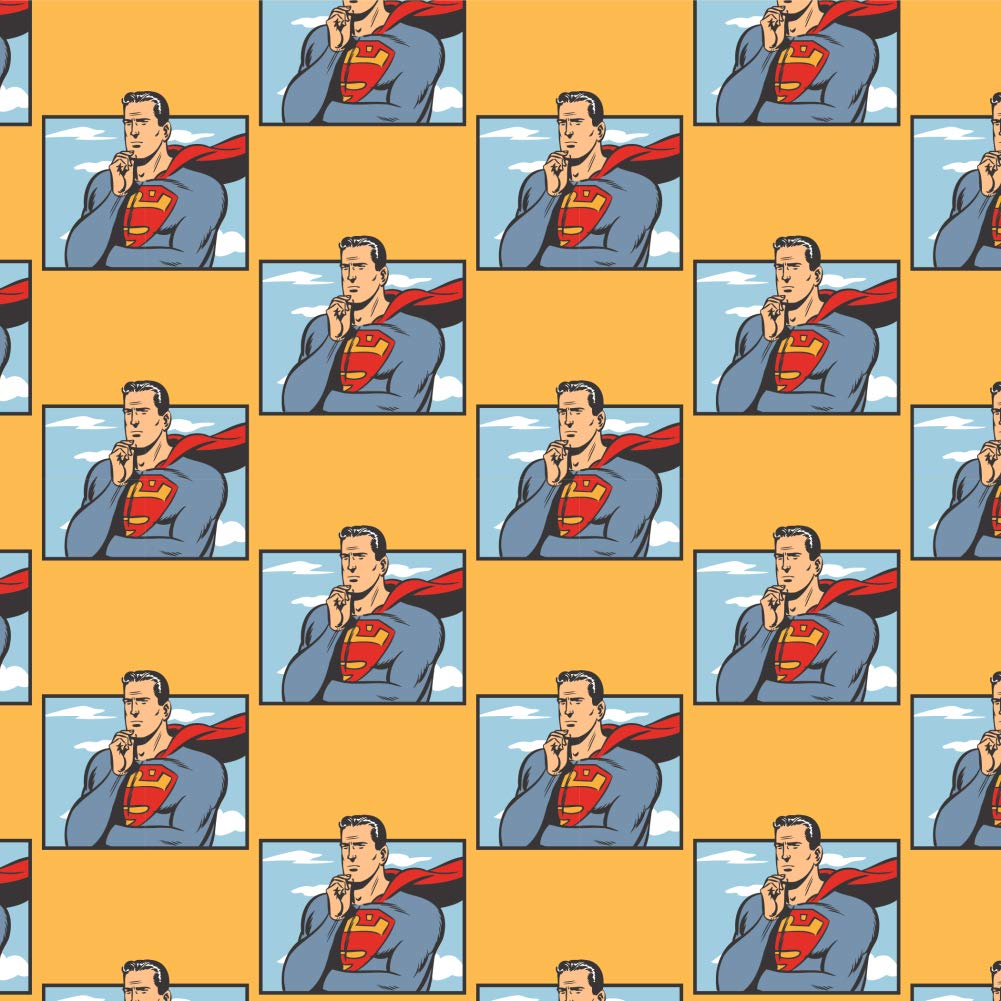 Superman Gift Wrap Paper Roll - Premium Superhero Wrapping Paper for Birthdays, Parties & Holidays - Ideal for Gifts, Crafts & DIY Projects