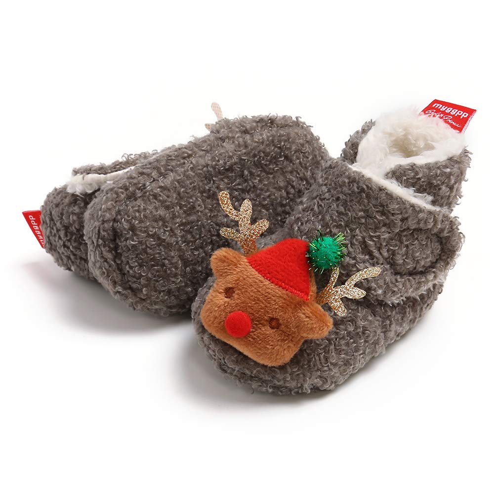 Ohwawadi Baby Slippers for Boys & Girls - Warm Infant Booties, Newborn Crib Shoes & Prewalker Socks - Soft Non-Slip Footwear for 0-12 Months - Perfect for Indoor Play, Nursery & First Steps