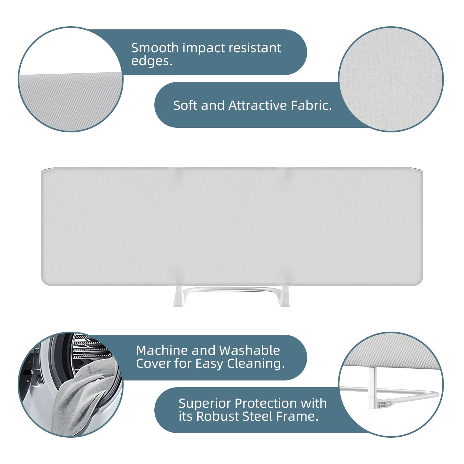 **Toddler Bed Rail for Crib, Twin & Bunk Beds - 59 Inch Lightweight Portable Safety Guardrail - Easy to Install for Kids & Toddlers - Perfect for Travel, Home & Daycare Use**