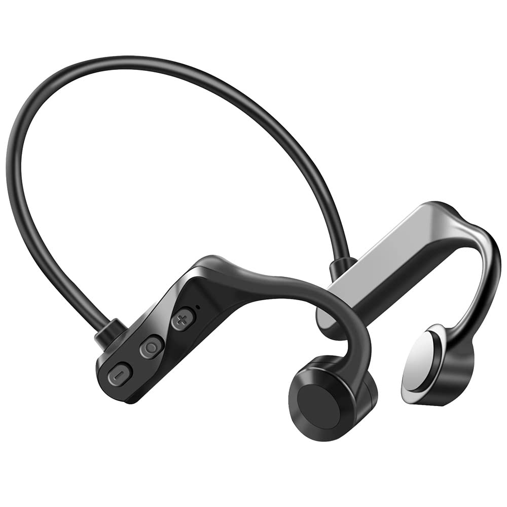 CHFA Bone Conduction Headphones - Bluetooth 5.3 Open-Ear Wireless Headset with Mic, IPX5 Waterproof & Sweatproof, Lightweight Sport Earphones for Running, Cycling, Driving & Workouts - Perfect for Gym, Outdoor Activities & Office Use