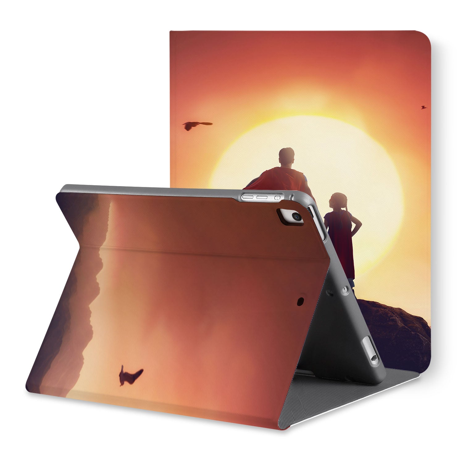 Premium iPad Folio Case - Slim Protective Cover with Auto Sleep/Wake for iPad Pro/Air - Perfect Father's Day Gift for Work & Travel