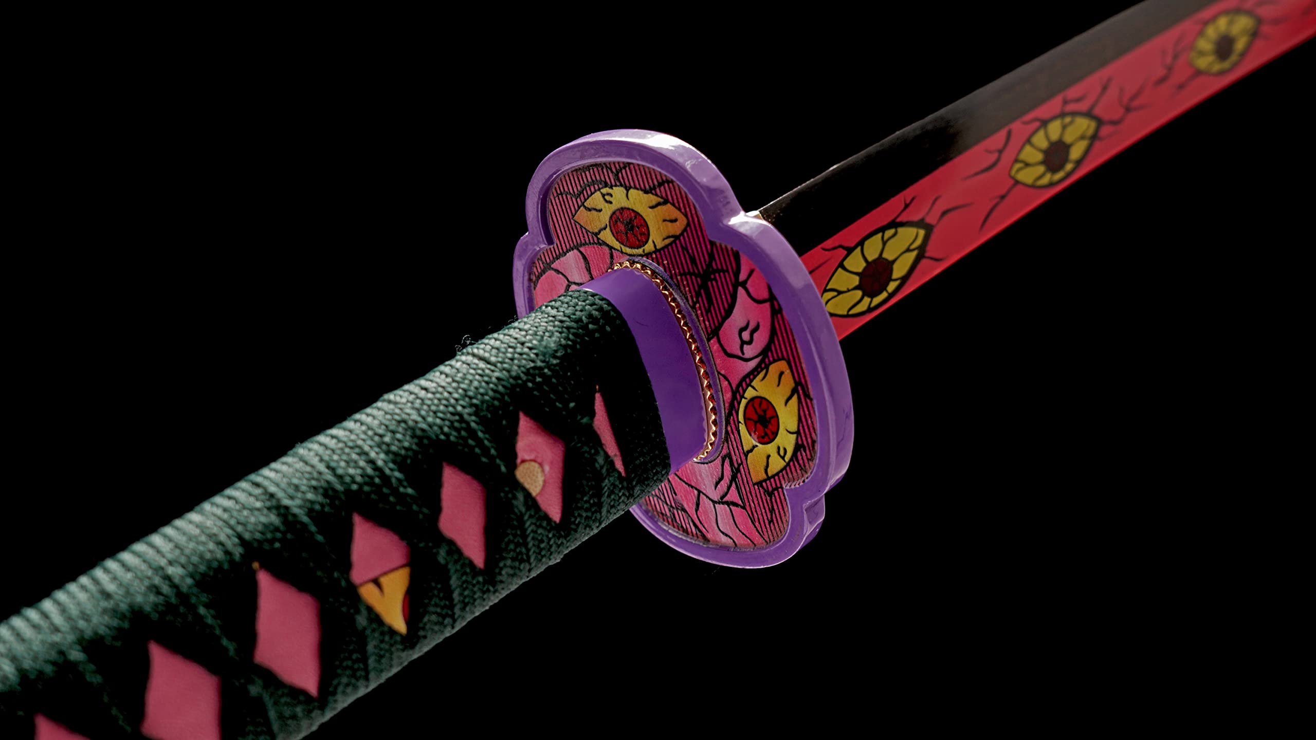 Demon Slayer Sword - Kimetsu no Yaiba Tanjiro Kamado & Shinobu Kochou Cosplay Replica - High Carbon Steel Anime Prop for Collectors & Cosplay Events
