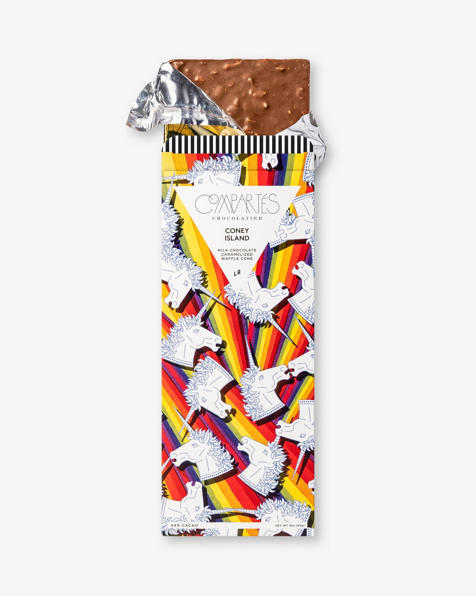 Premium Caramelized Waffle Cone Chocolate Bar - Crunchy Belgian Chocolate with Toasted Cone Pieces - Perfect for Gifts, Desserts & Ice Cream Toppings