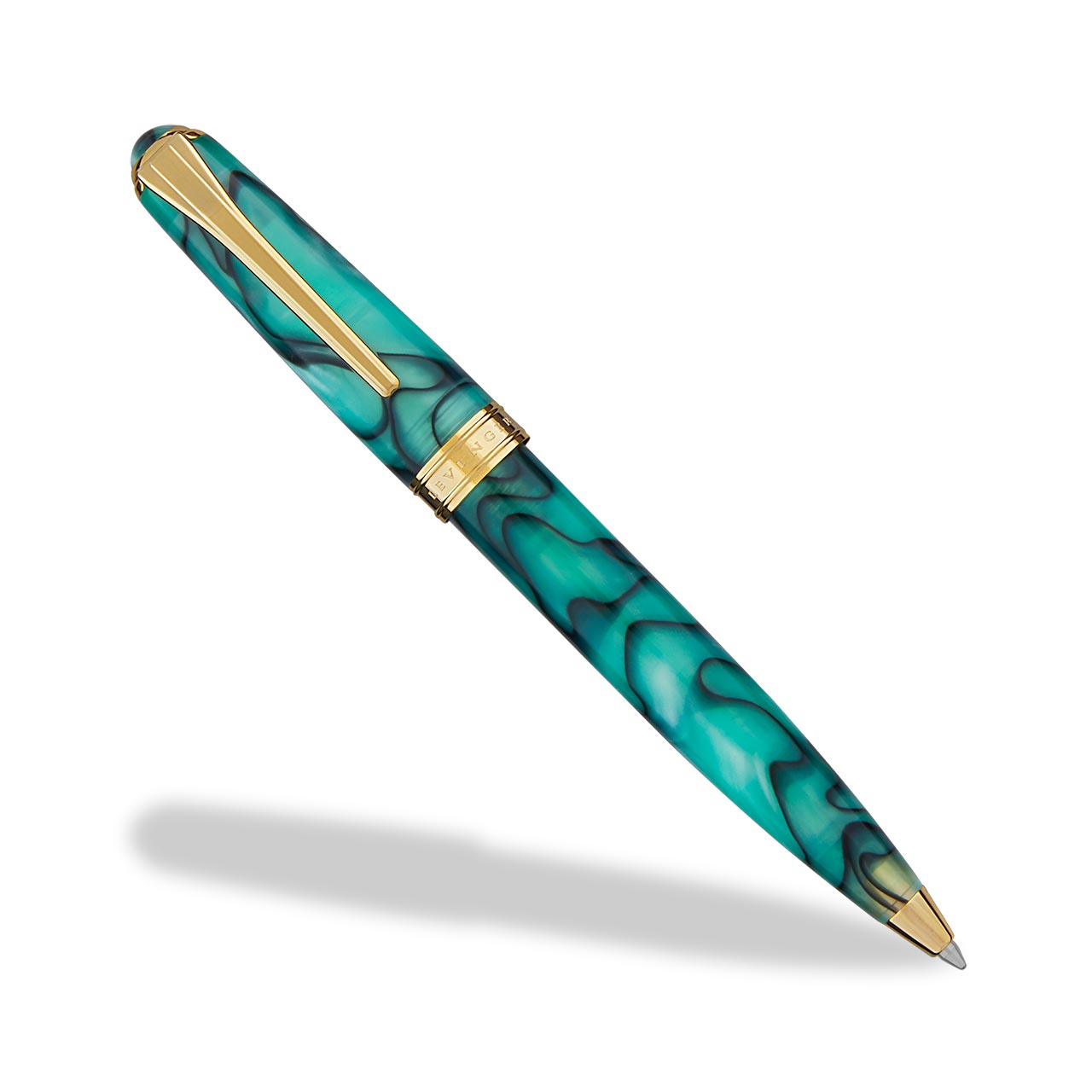 True Writer Classic Jade Fountain Pen - Elegant Writing Instrument for Calligraphy, Journaling & Gifting (Premium Ink Flow, Smooth Writing Experience)