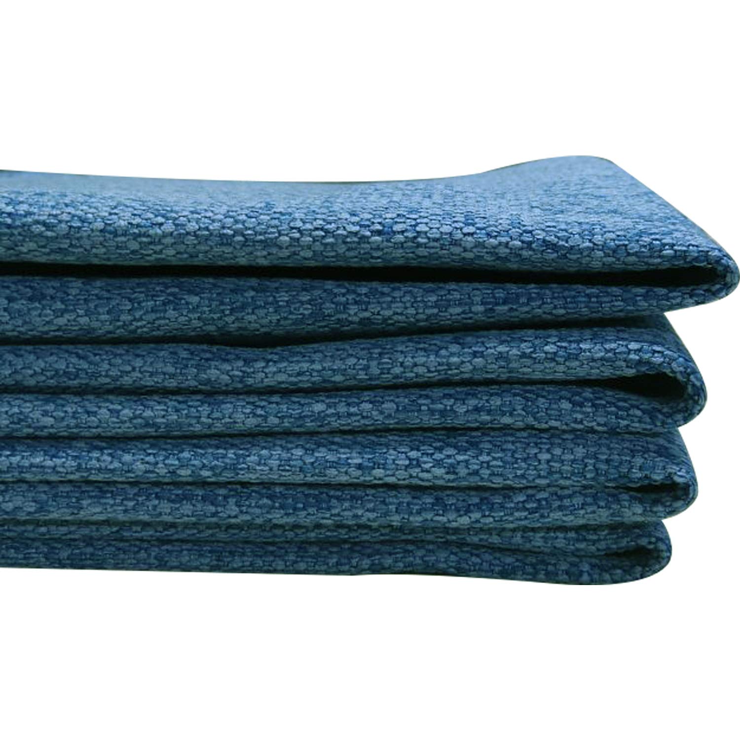 WOWMAX Blue Triangle Pillow Cover for Reading, Bolster, Headboard, Backrest - California King Size - Perfect for Bed, Sofa, and Office Comfort
