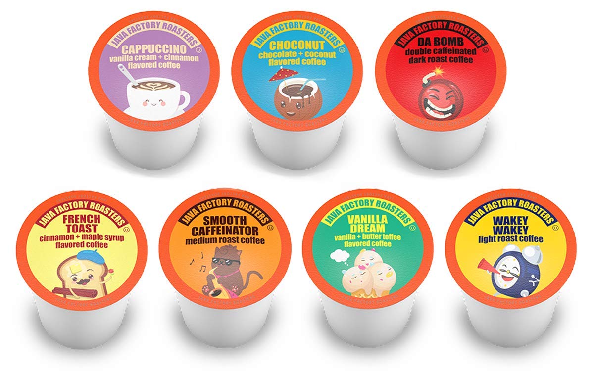 Premium Assorted Variety Pack Coffee Pods - Compatible with Keurig K-Cup Brewers (40 Count) - Perfect for Home, Office & Breakfast Use