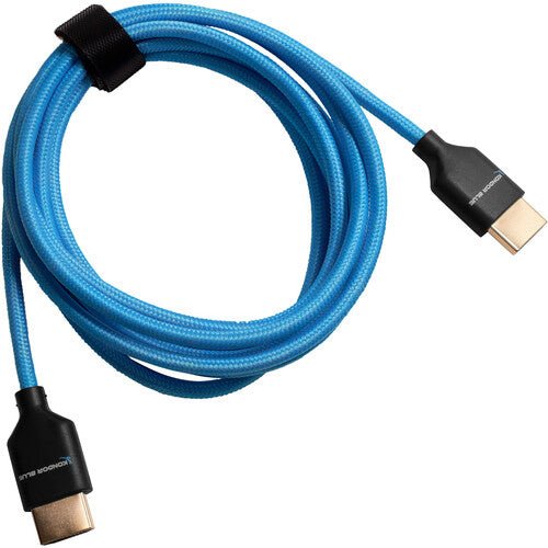 Kondor Blue High-Speed HDMI Cable 7 Feet - 4K 60Hz, 18Gbps, Ethernet, ARC - Durable Braided Cord for TV, Gaming, Home Theater, PC & More