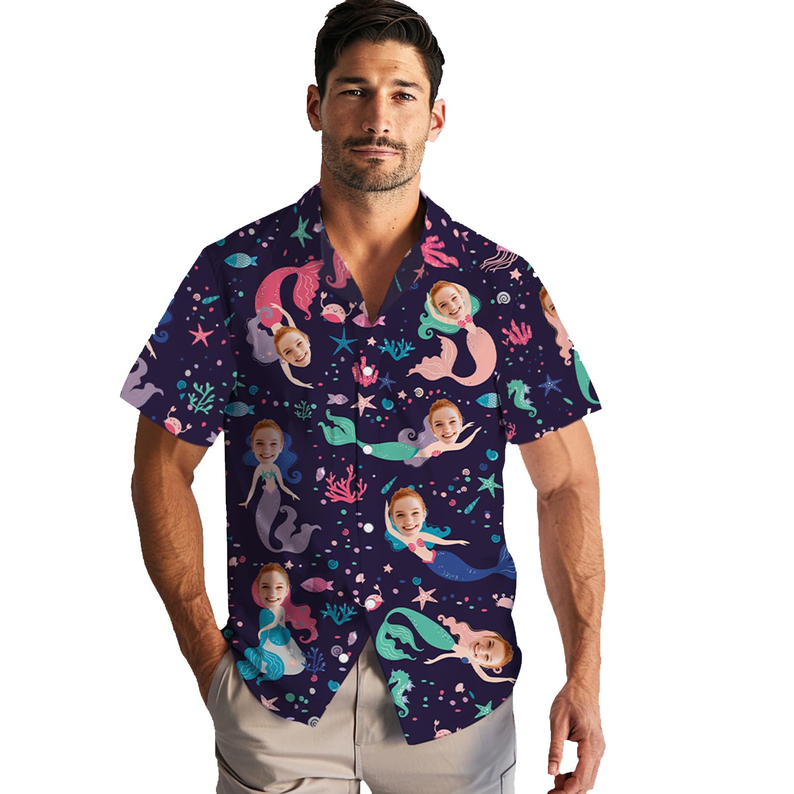 Custom Hawaiian Shirt for Men & Women - Funny Personalized Aloha Shirts - Family Matching Tropical Outfits - Beach Party, Luau, Vacation & Summer Wear