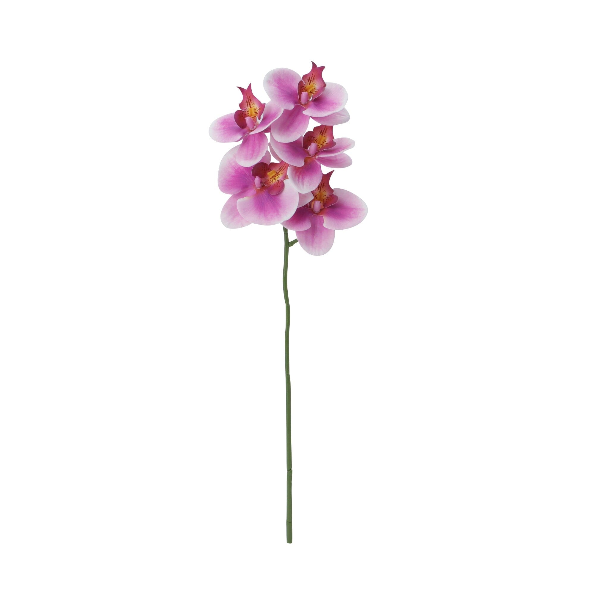Real Touch Artificial Phalaenopsis Orchid Flowers - Purple Silk Fake Orchids for Home Decor, Wedding Centerpieces & Office Arrangements